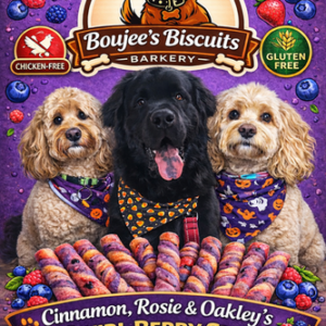 Cinnamon, Rosie & Oakley's Swirl Berry Stix