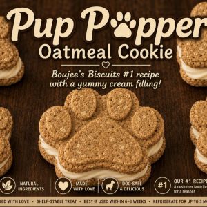 Pup Popper Oatmeal Cookies
